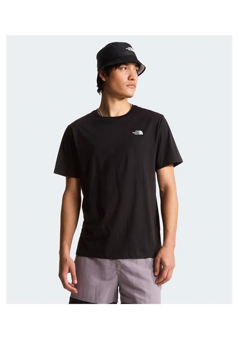 T-shirt The North Face Evolution Simple Dome Regular Nero Uomo THE NORTH FACE | T-shirt | NF0A8CZ2-JK3